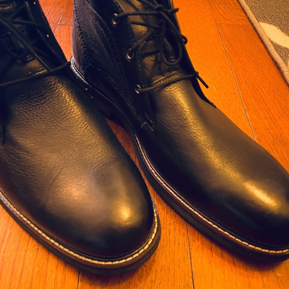 Men's Nun Bush Black Leather Shoes size 13 EUC - Picture 2 of 11